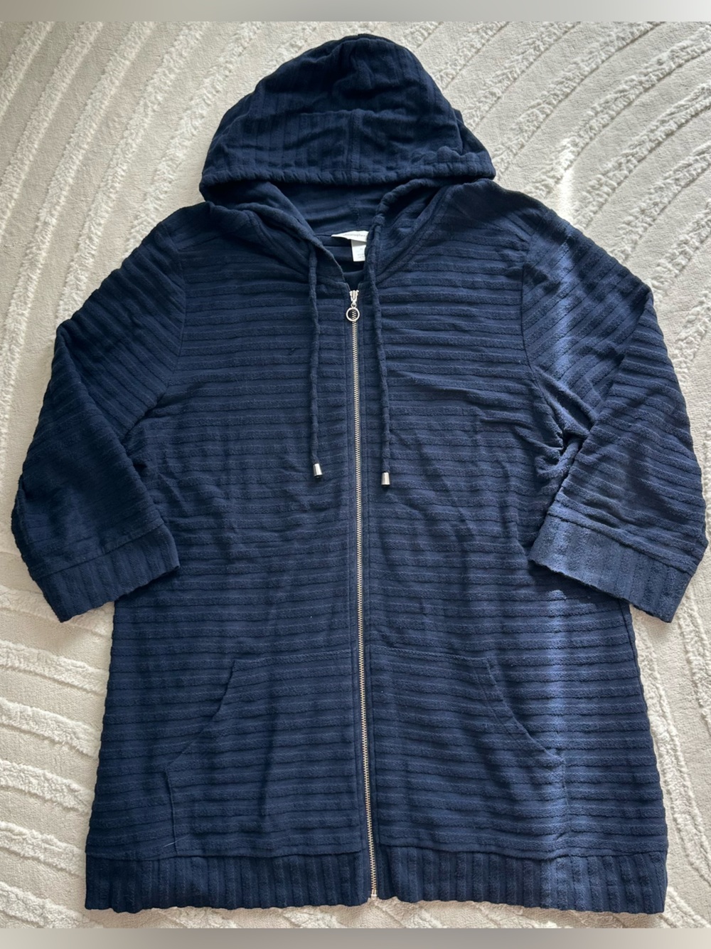Christopher & Banks | Ribbed Zip-Up Jacket